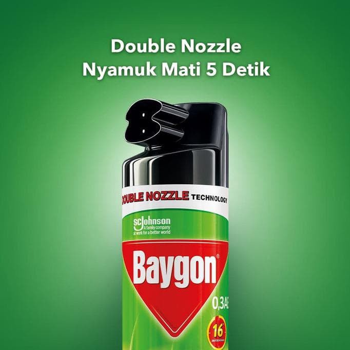 Baygon Aerosol Anti Nyamuk &amp; Kecoak Flower Garden 200ml / 450ml / 600ml