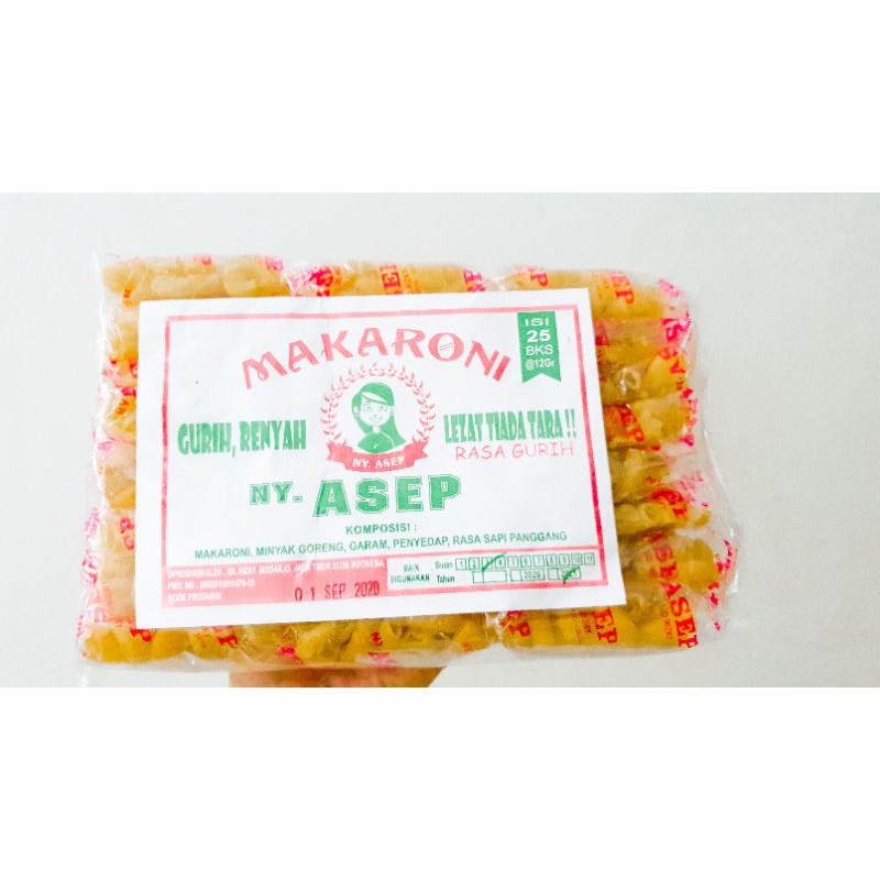 

MAKRONI PEDAS ISI 25PCS