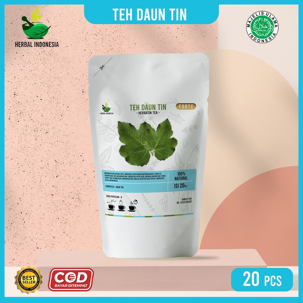 

Teh Celup Daun Tin (Isi 20 Bag) Halal Obati Bronkitis Kronis Solusi Berbagai Permasalahan Saluran Pernapasan 100% Ampuh