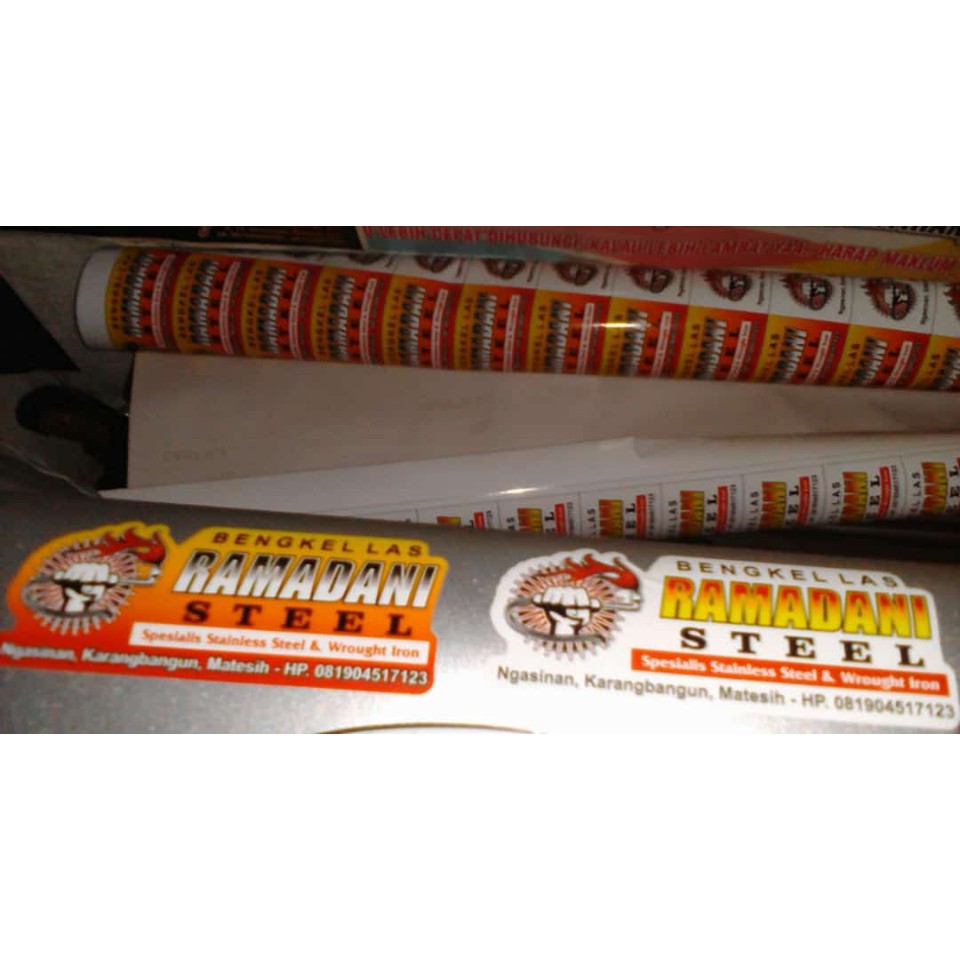 

stiker label ANTI AIR INDOOR METERAN bahan tebal tahan air waterproof BISA DIFREEZER