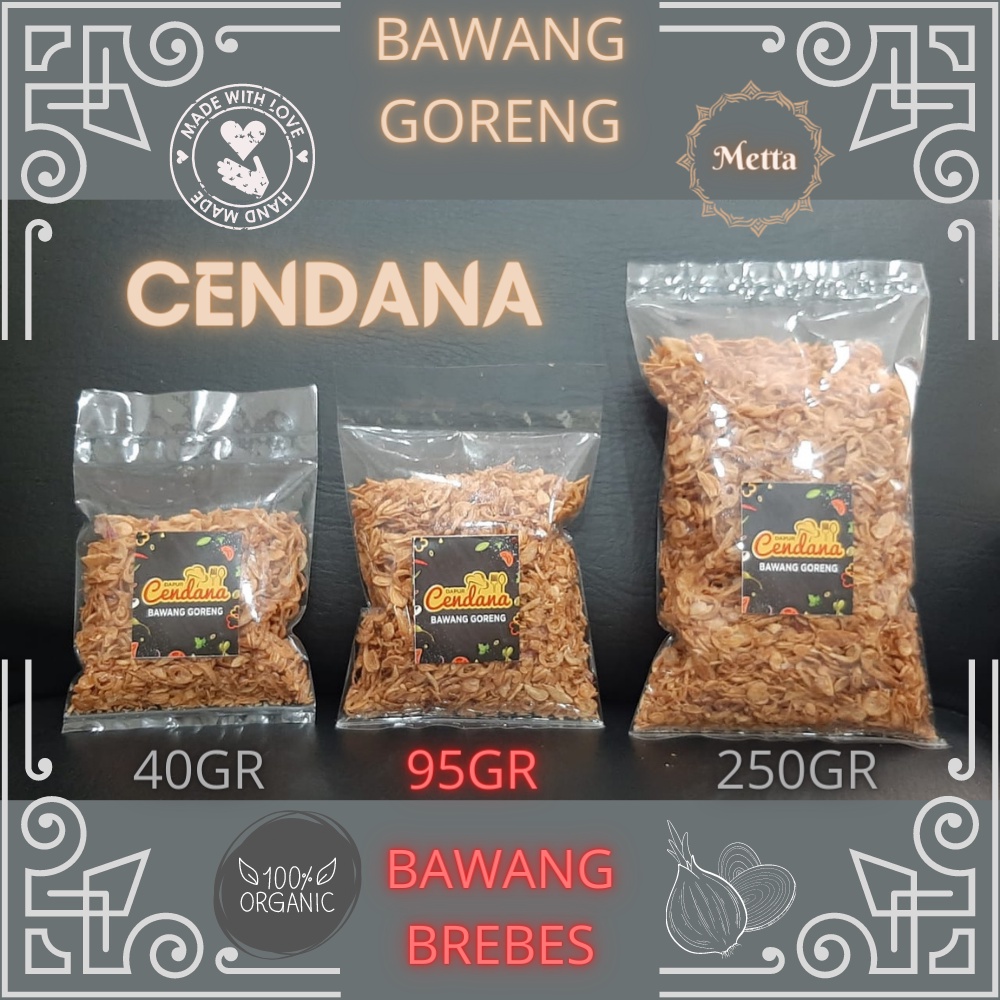 

Bawang Goreng CENDANA 95 Gram - BAWANG ASLI BREBES 100% MURNI