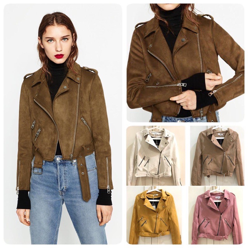 Raiders Suede Kulit Jacket Import