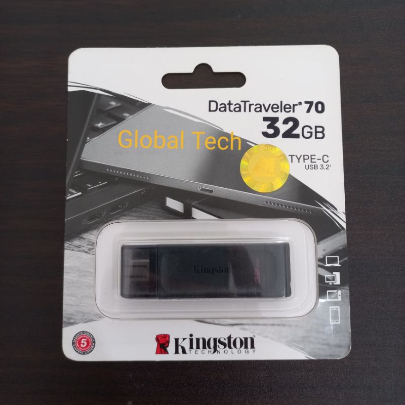 KINGSTON FLASH DRIVE DATA TRAVELER DT70 32GB USB 3.2 TYPE-C