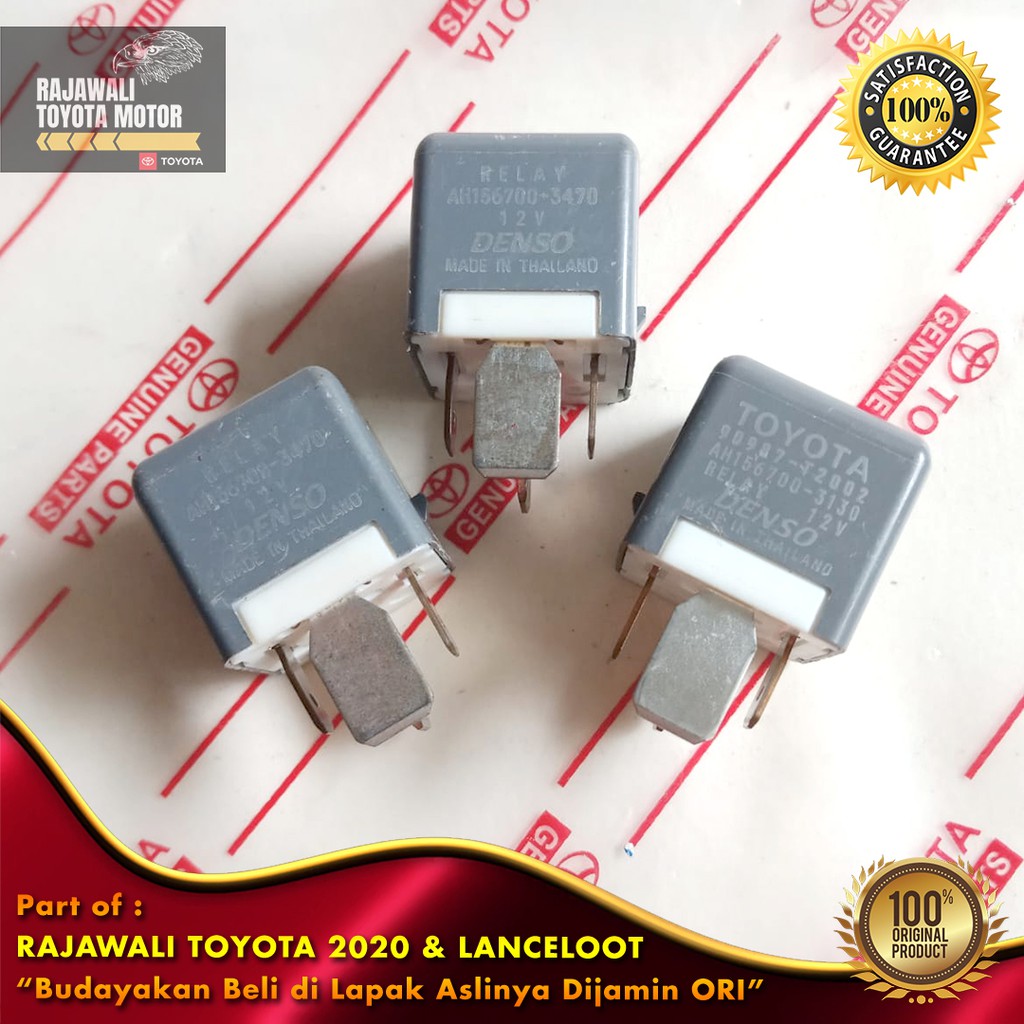Jual Relay Lampu Headlamp Kaki 4 Avanza & Xenia Original Genuine Toyota