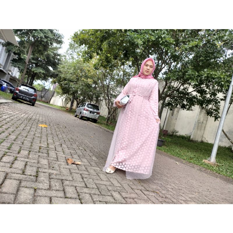 Gamis polkadot by Ozias