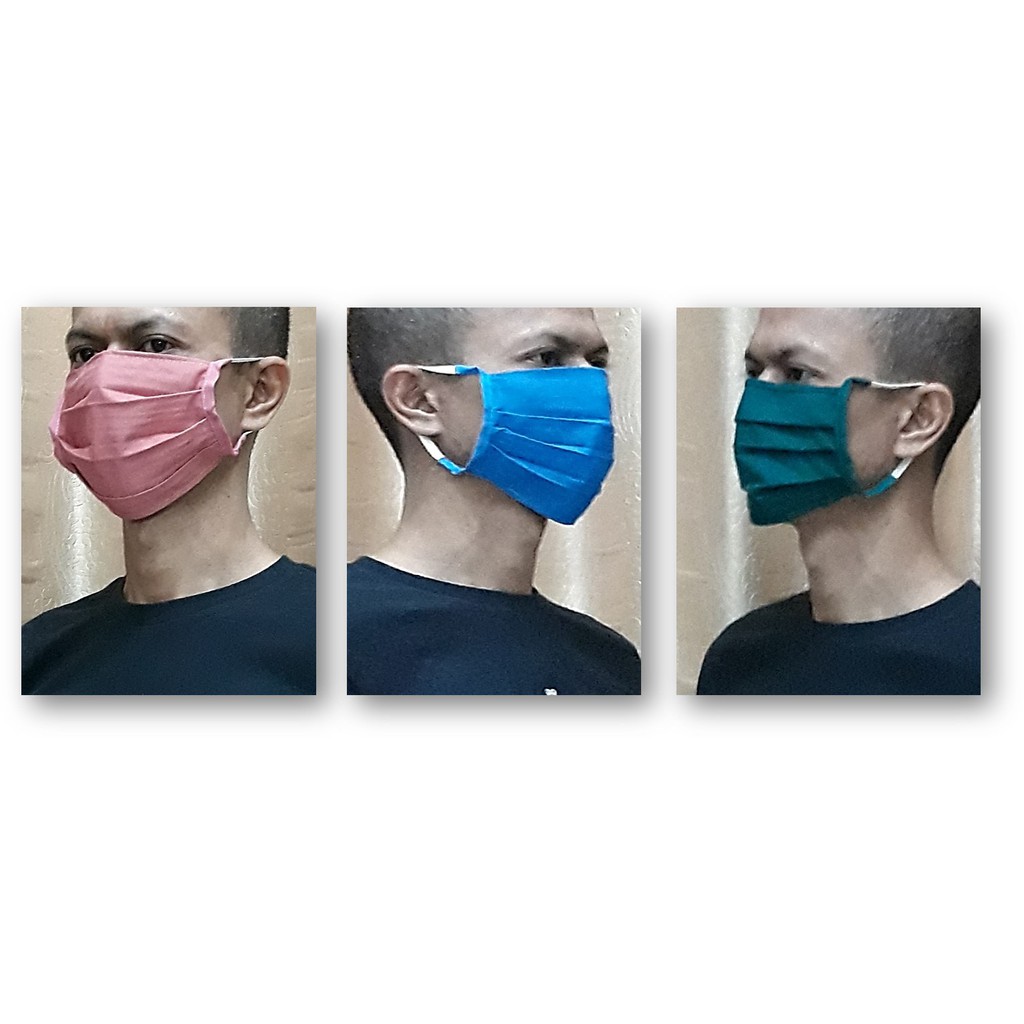 MASKER KAIN KARET KUPING  WARNA CAMPUR / PCS