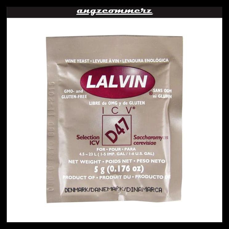 

Angzcommerz Ragi Minuman Lalvin Icv-D47 Wine Yeast