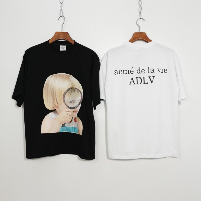 ADLV Baby Face Tee Black Baby Girl