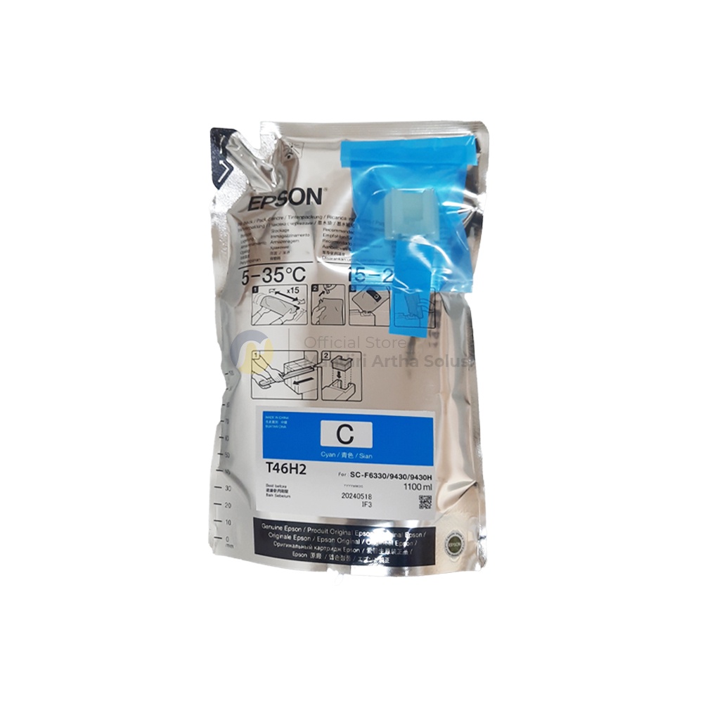 T46H - Tinta Epson SureColor SC-F6330/F9430/F9430H Ink Pack 1100ml