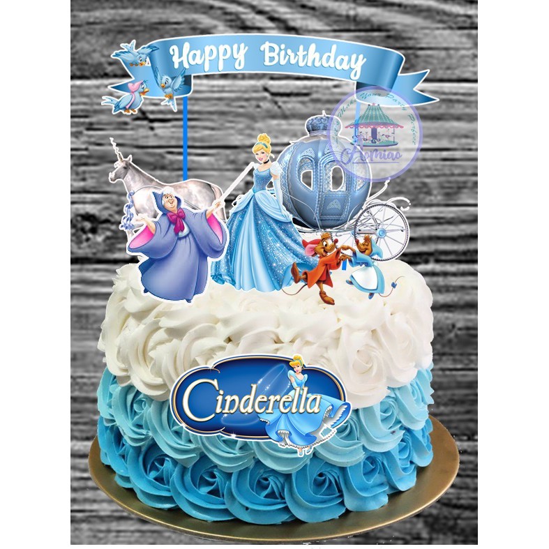 Cinderella Cake Topper