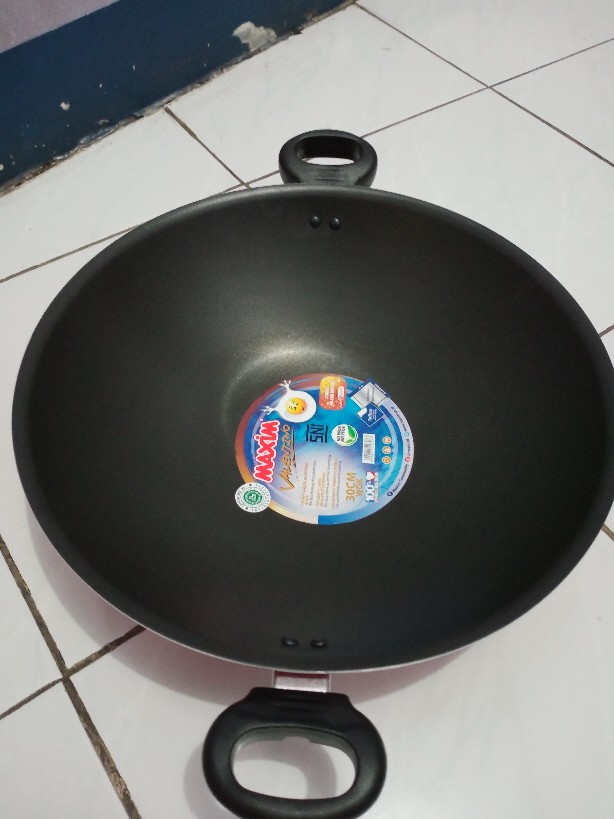 Valentino Wok 30 Cm / Wajan Penggorengan Maxim/ Maxim Valentino Wok 30 Cm