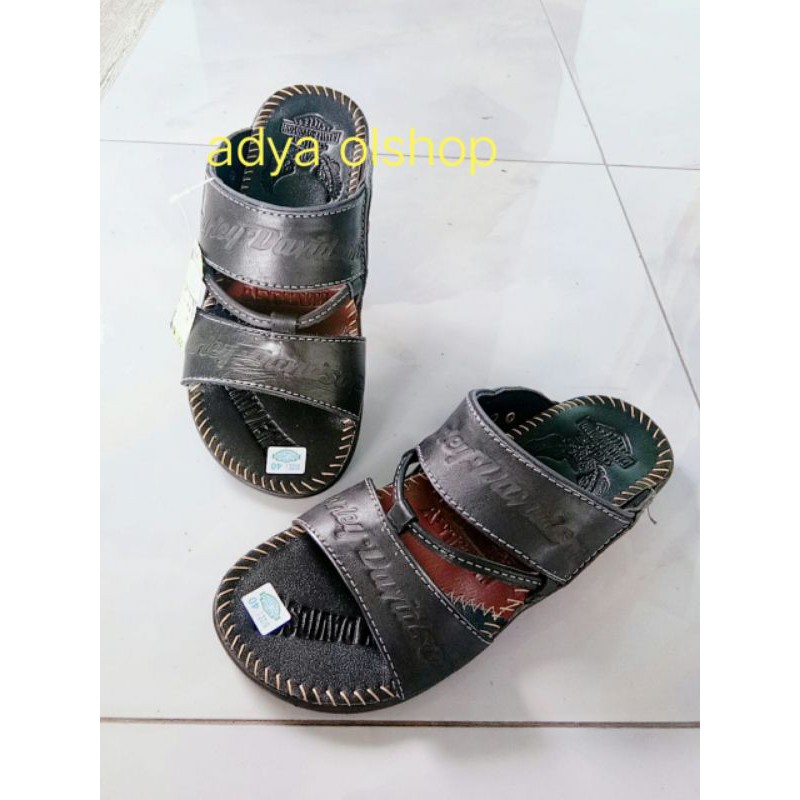 sandal kulit asli ban 2 asli kulit