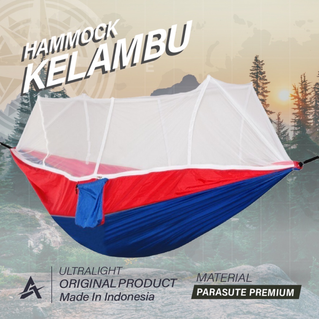 Jual Hammock Kelambu Hamok Tempat Tidur Ayunan Kasur Gantung Camping