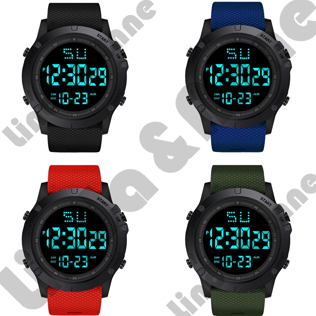 Jam Tangan Sport Digital Anti Air Untuk Pria Dan Wanita / Jam Tangan Digital Led Sport Electronic