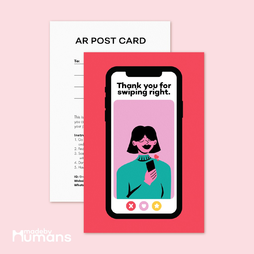 

Kartu Ucapan Cinta Postcard AR: Tinder