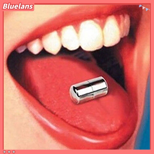 Bluelans Unisex Cool Punk Hammer Shape Vibrating Tongue Bar Stud Body Piercing Jewelry