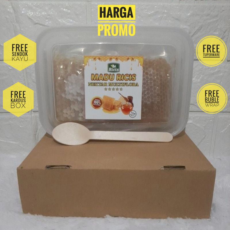 PROMO!!! Madu sarang asli murni epis melifera netto 250  gram sarang madu asli madu mentah sarang madu raw honey honeycomb madu ricis