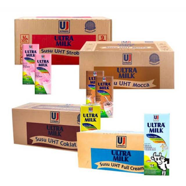 1 KARTON ULTRA MILK UHT 200ML ISI 24PCS