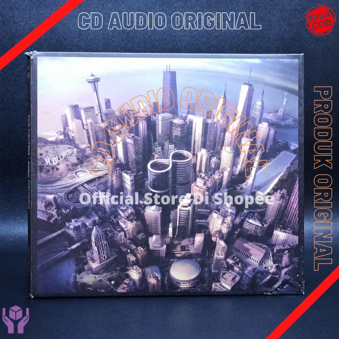 CD FOO FIGHTERS - SONIC HIGHWAYS & WASTING LIGHT CD ORIGINAL