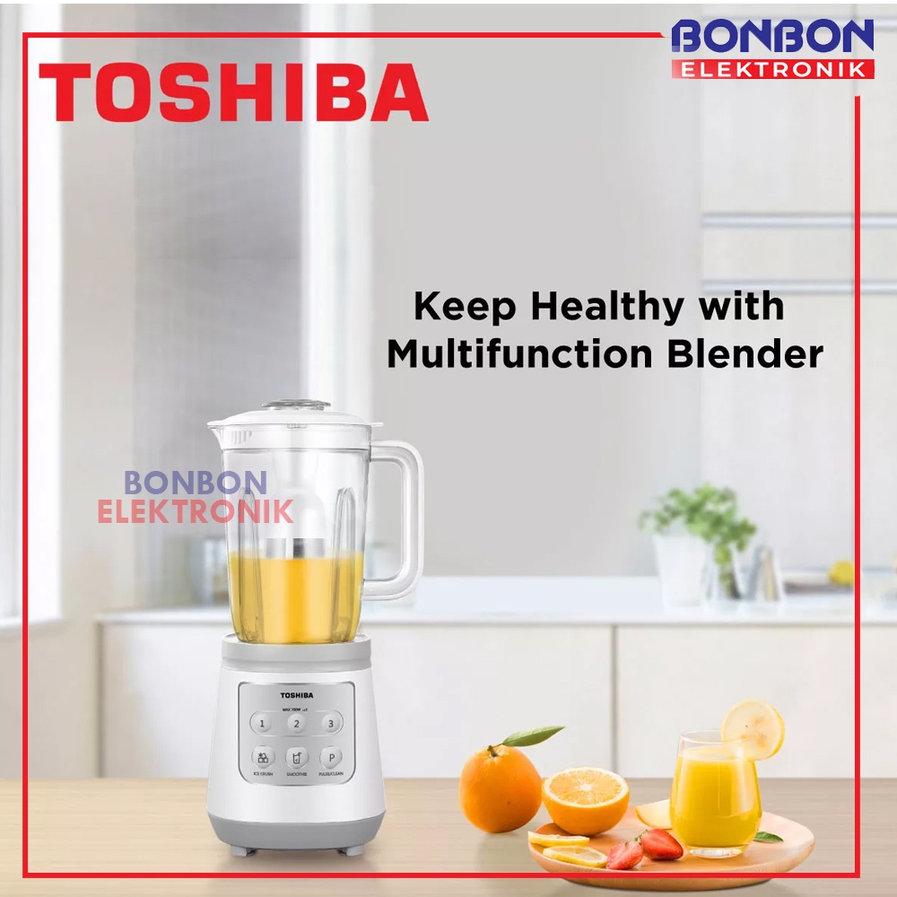 Toshiba Blender Plastik 4 in 1 1.5L BL-20PR2 / 1.5 L BL20PR2