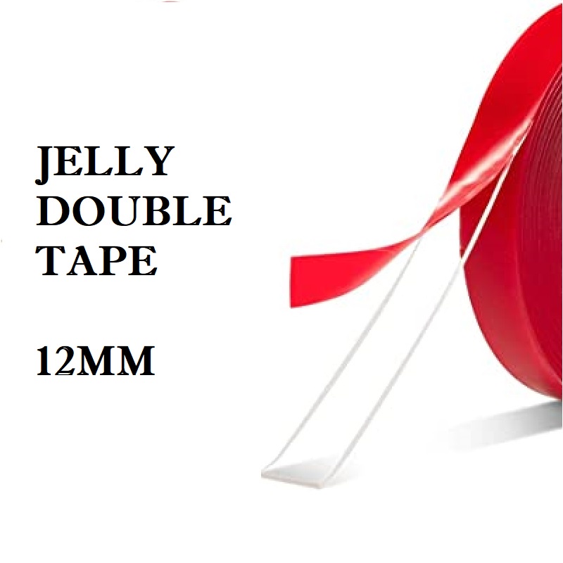 Nail Art Jelly Double Tape Clear 12mm x 3meter