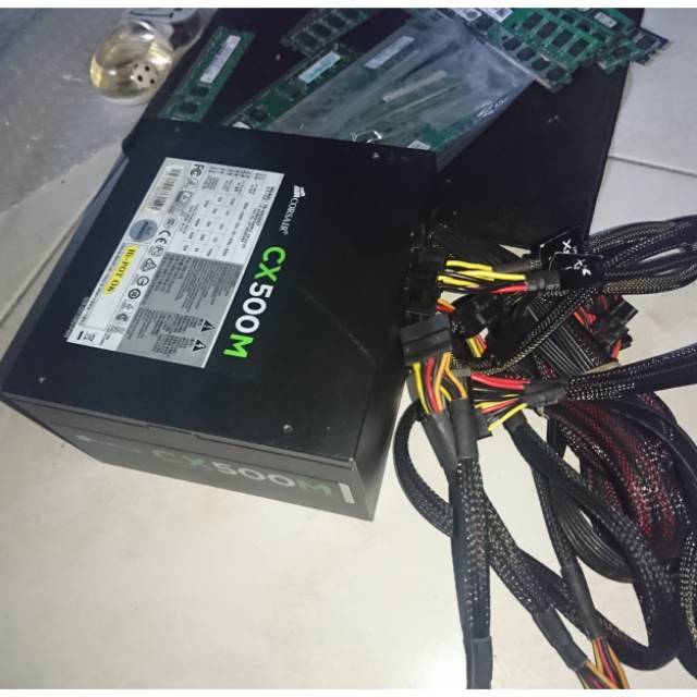 Psu corsair CX600M/CX500M normal semi modular 80plus bronze