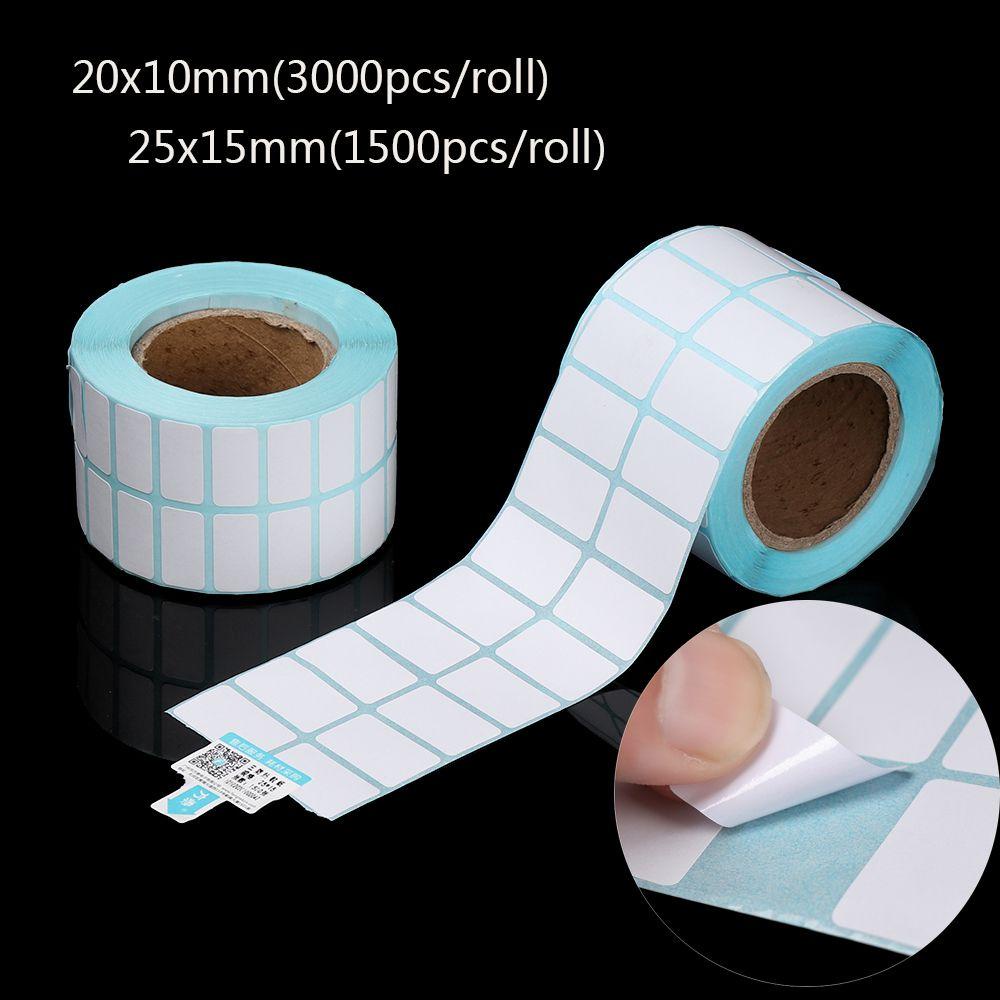 Suyo 1500/3000pcs Thermal Stiker Nyaman Panas Harga Supermarket Kosong Tahan Air Cetak Persediaan Label Paket