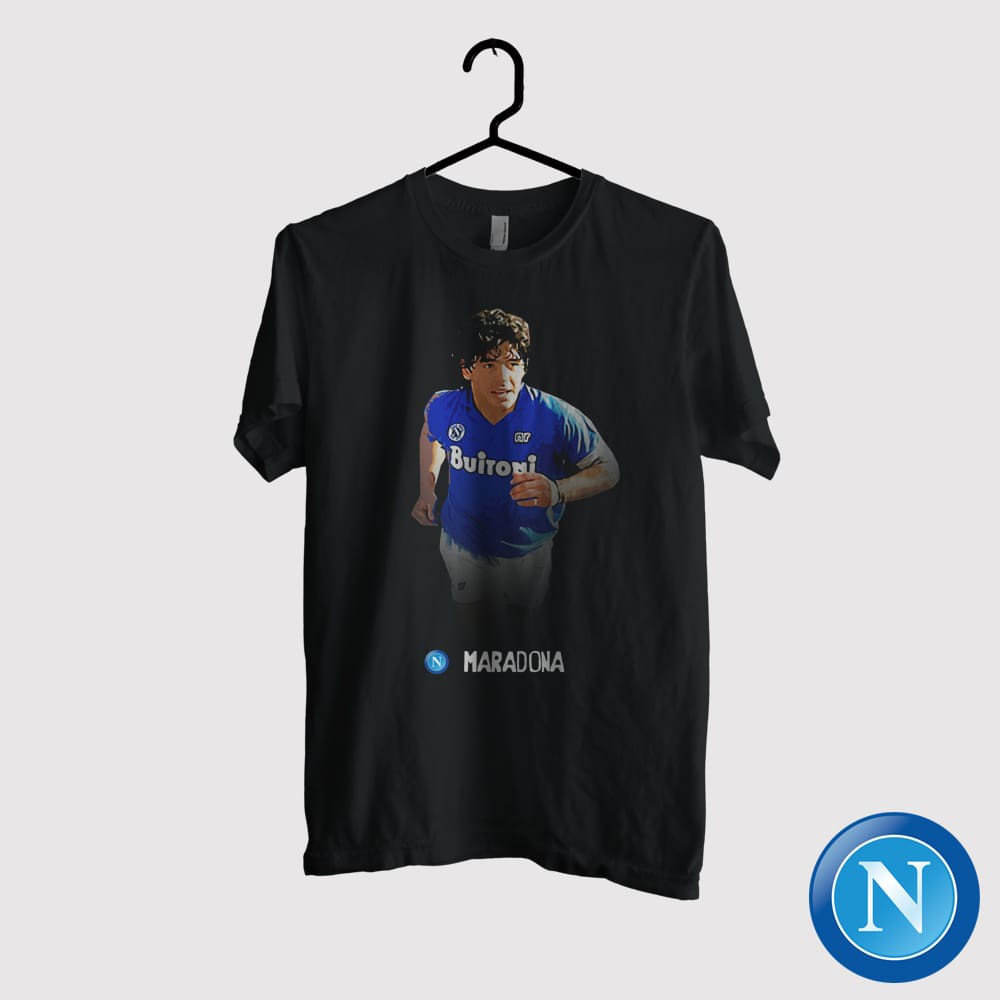 KAOS BOLA NAPOLI - MARADONA XXXL (TSHIRT KUALITAS PREMIUM)