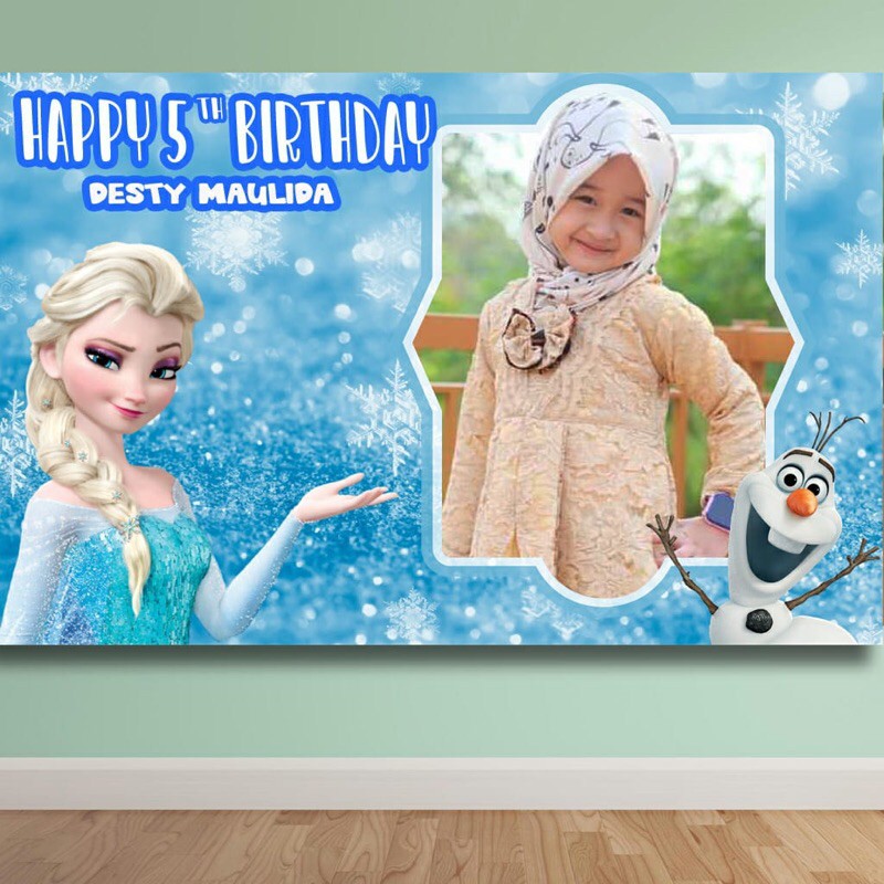 

Background ulang tahun ELSA FROZEN