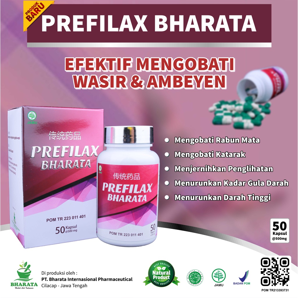 PREFILAX BHARATA - Obat Ambeien - Obat Wasir Ampuh - obat wasir stadium - obat wasir ambeien - obat 