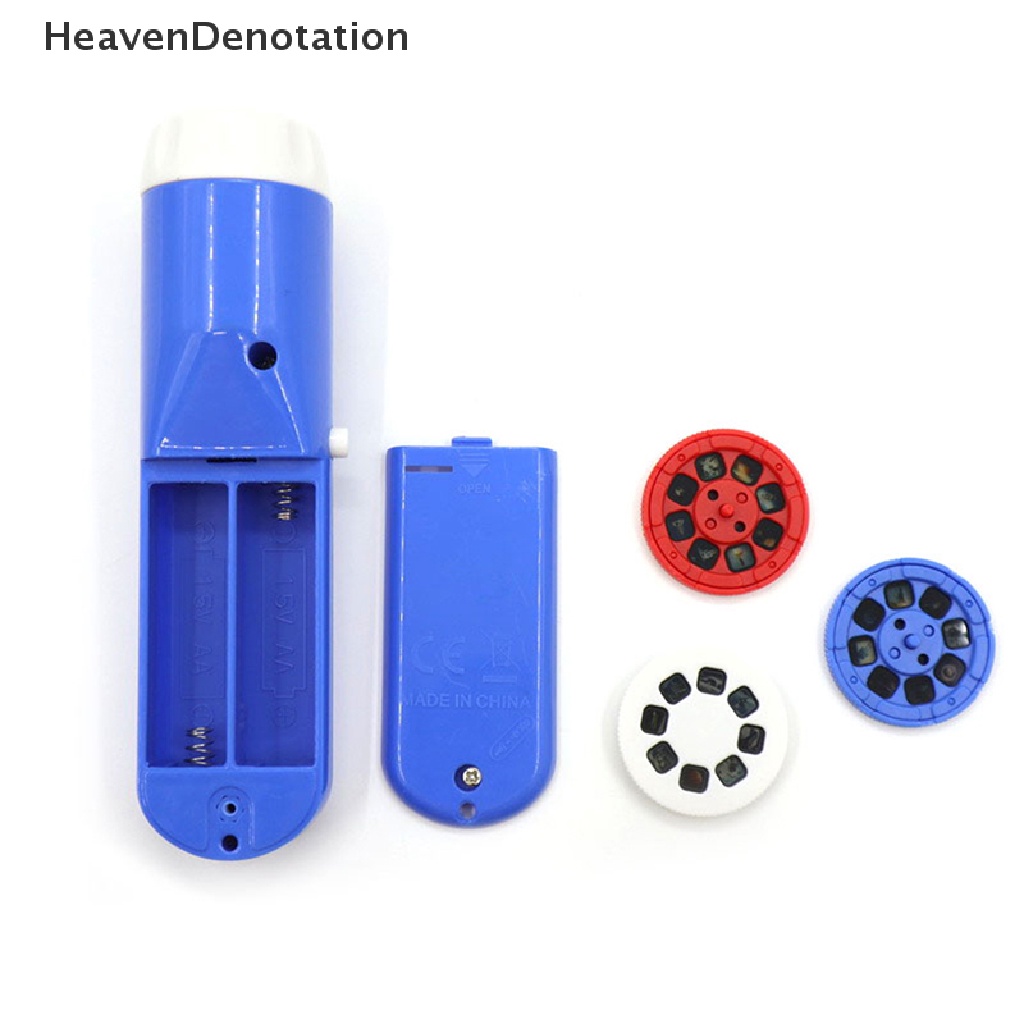 [HeavenDenotation] Portable Flashlight Projection Education Toy Animal Starry Lights Kids Toys Gift