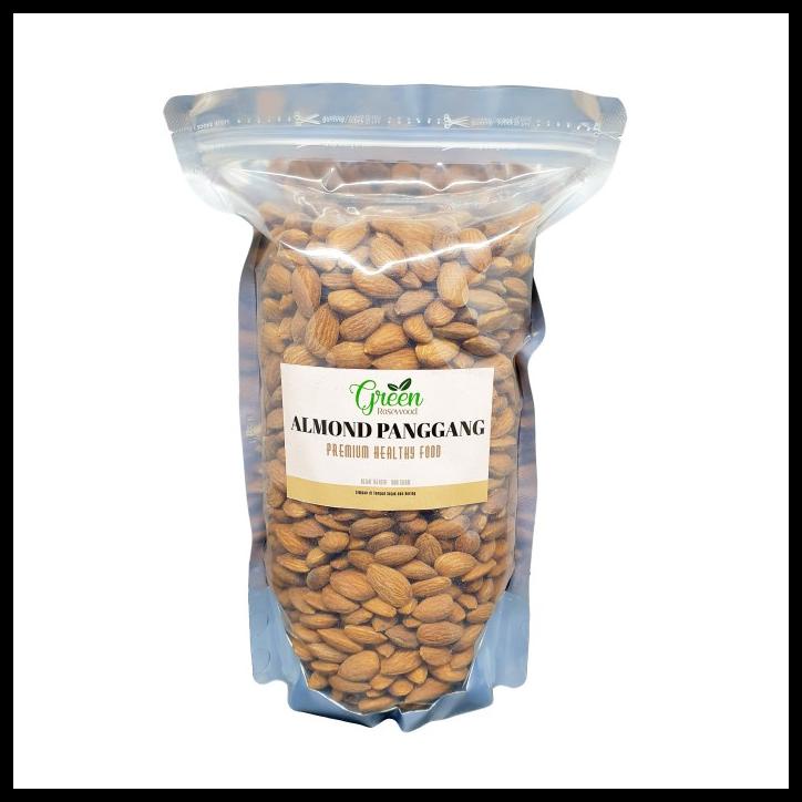 

DISKON TERBATAS !!! KACANG ALMOND PANGGANG 1KG - ROASTED ALMOND 1000 GRAM TERLARIS