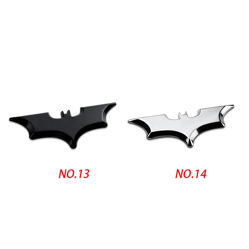 Night knight Stiker Emblem Logo Batman untuk Mobil Volkswagen Suzuki Skoda Lexus Mercedes Benz