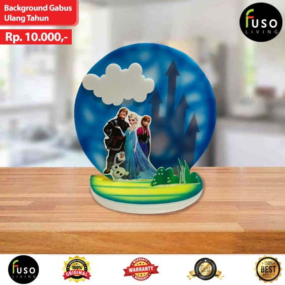

BACKGROUND GABUS ULANG TAHUN BARBIE, FROZEN, TAYO, CAR