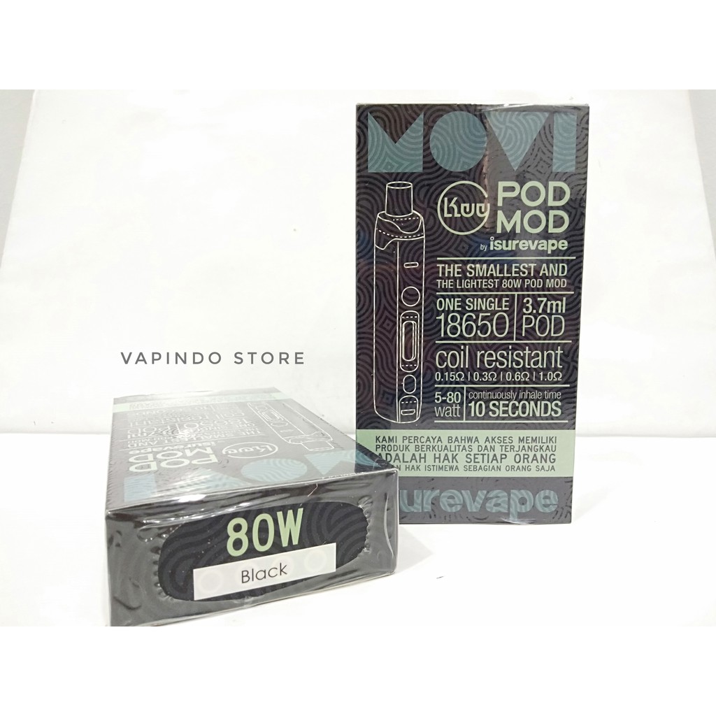 AIO KUY POD MOD KIT 80W BY ISUREVAPE X MOVI STARTER KIT AIO