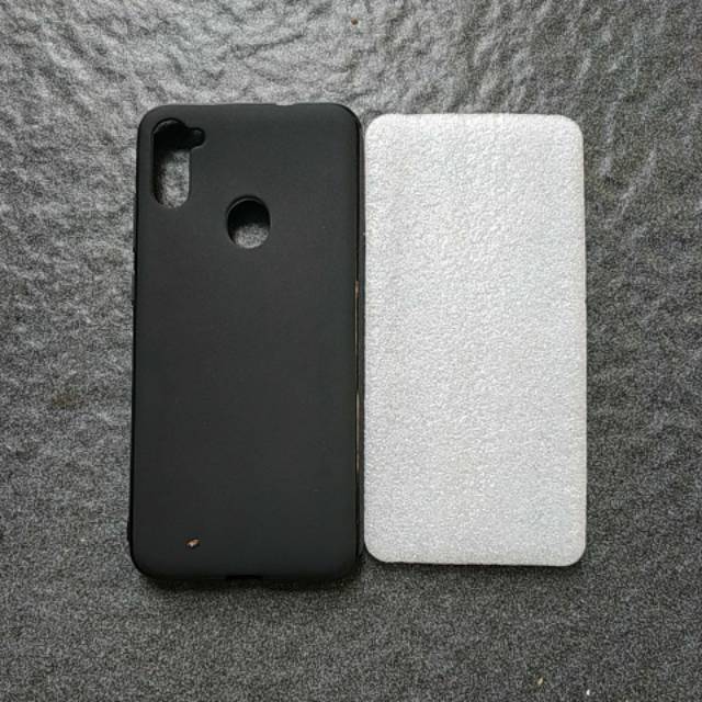 SAMSUNG A11 karet softcase silikon karet hitam mantap murah meriah