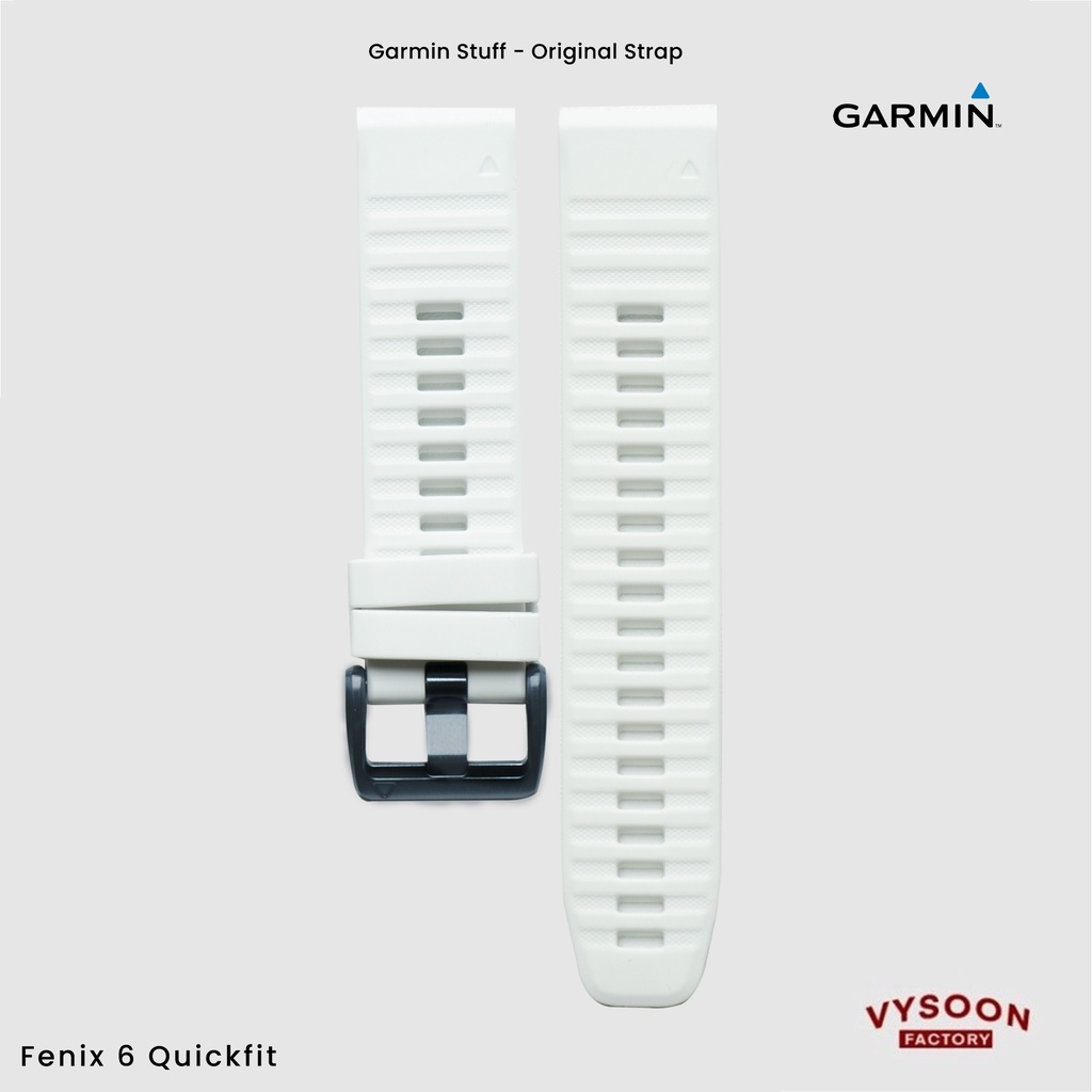 Strap Rubber Tali Jam Smartwatch Garmin Fenix 6 Original - White