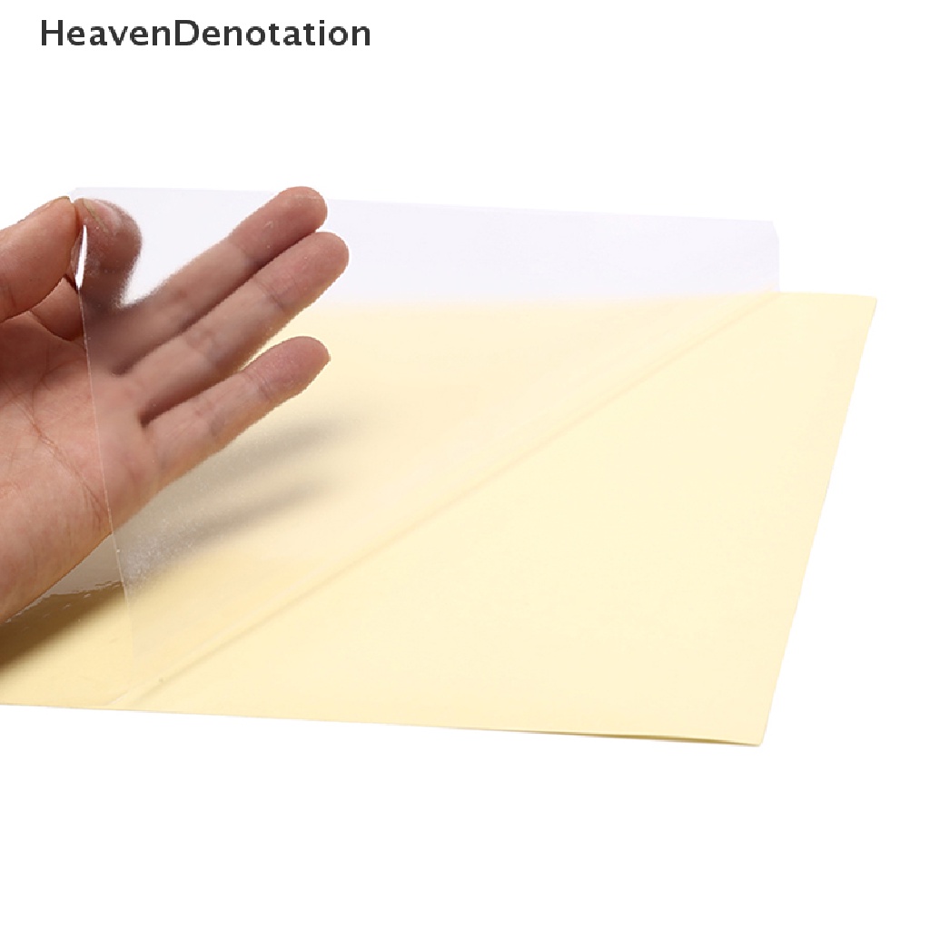 [HeavenDenotation] 10pcs a4 clear transparent film self adhesive sticker paper for laser printer