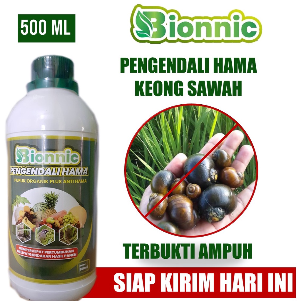 Promo BIONNIC 500 ML Obat Pembasmi Keong Mas Sawah Paling Bagus, Pestisida Racun Keong Alami Paling 