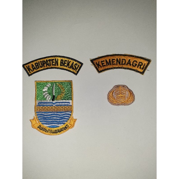 Atribut Seragam PDH/PNS/Guru/Pemda Kabupaten Bekasi (Kemendagri)