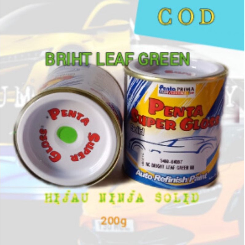 CAT BRIGHT LEAF GREEN/HIJAU NINJA SOLID