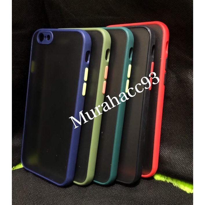 [MA] CASE BUMPER MY CHOICE IPHONE 6/6G/6S/6SE HYBRID MATTE MY CHOICE PELINDUNG CAMERA