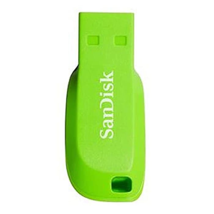 SanDisk USB Cruzer Blade CZ50 16GB Green [SDCZ50C-016G-B35GE]