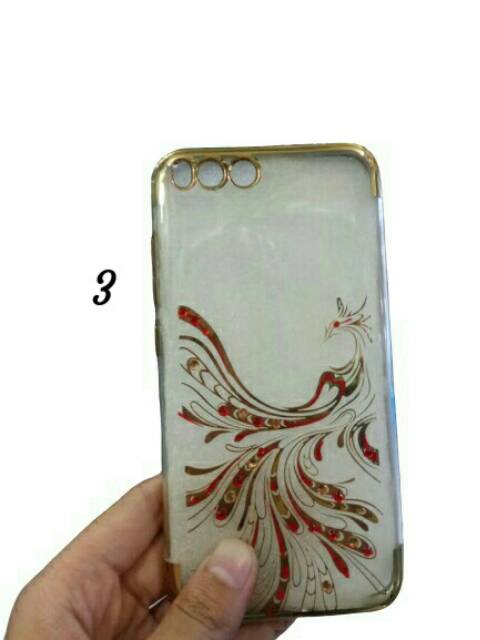 Softcase shinning chrome phoenix Mi6