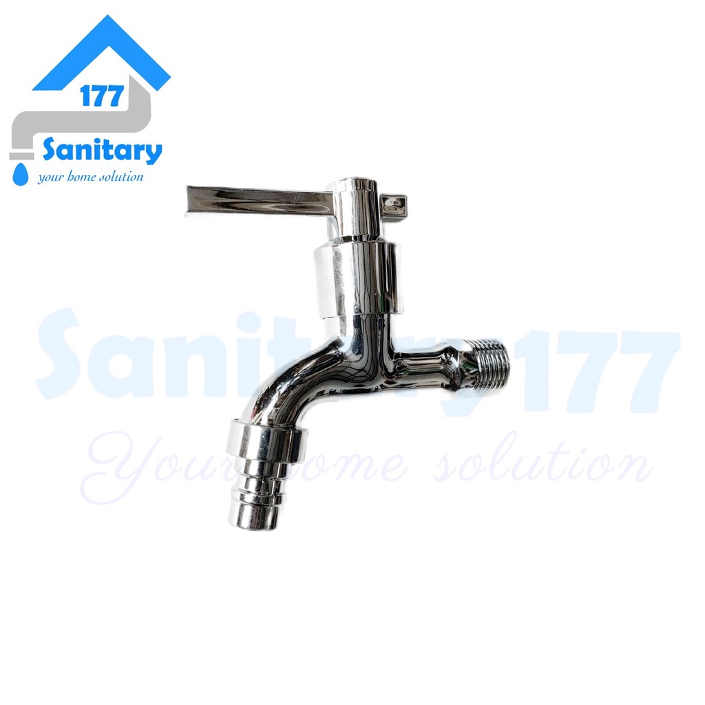 Kran Taman Minimalis Engkol F4-  Keran Air Tembok Kamar Mandi murah kran utk selang mesin cuci stainless faucet wall garden stainless