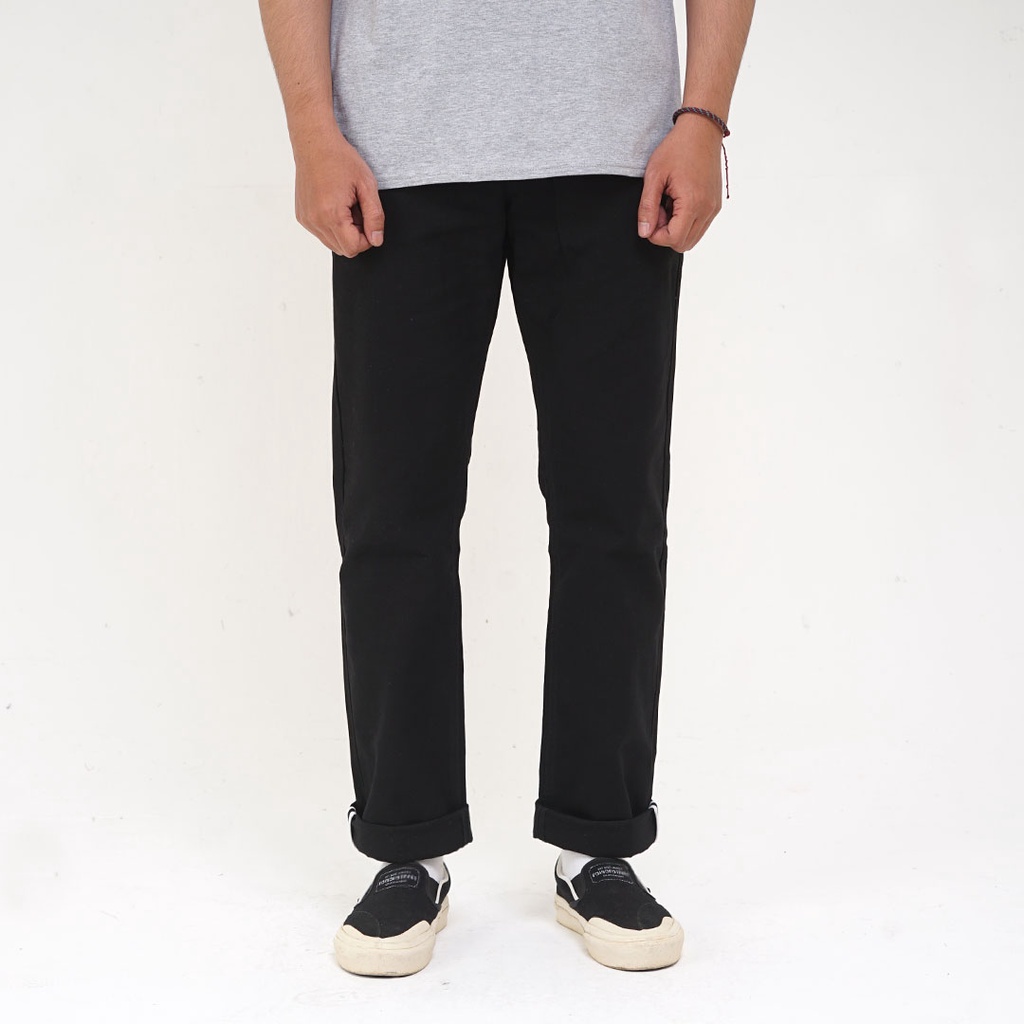 Whoopculture &quot;Muntjac&quot; Black Raw Chino