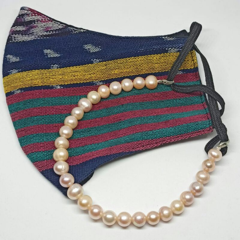 konektor masker mutiara tawar asli