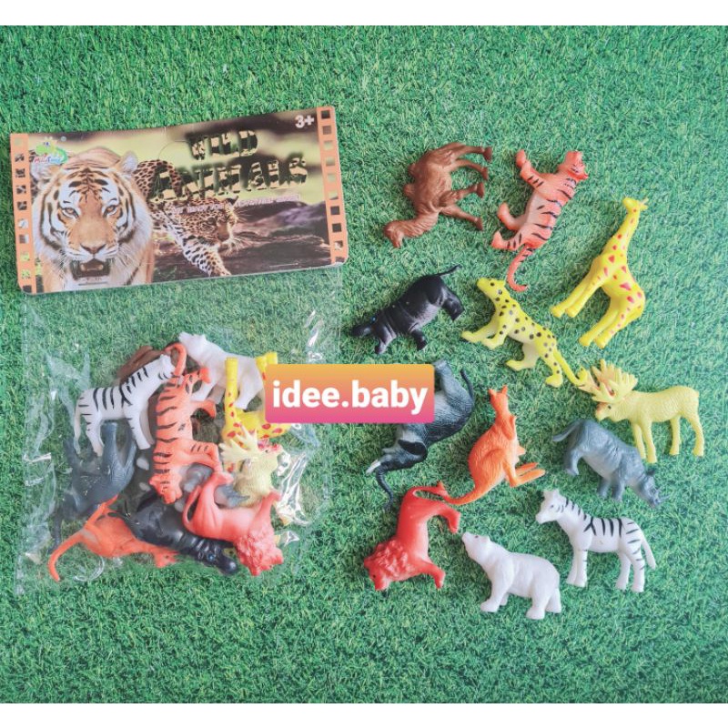 Mini animal figure / mainan anak hewan mini / mainan hewan