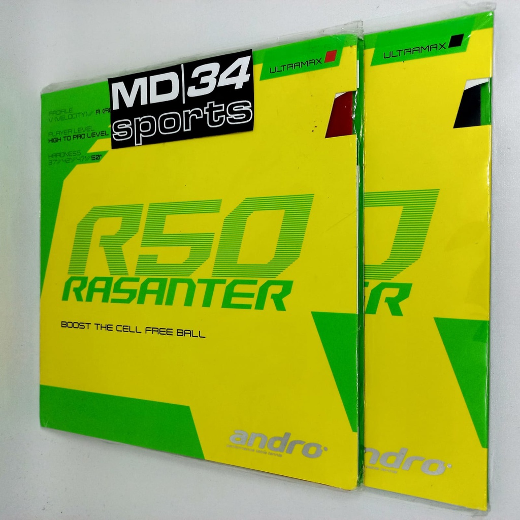 KARET ANDRO RASANTER R50 - Karet / Rubber / Bet pingpong murah