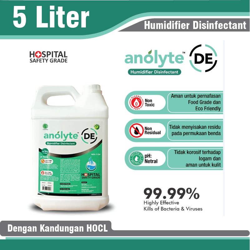 Humidifier Ruang Aman Untuk Kesehatan 5 Liter Anolyte HD HOCL